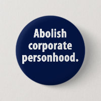 Suprima el botón corporativo del Personhood