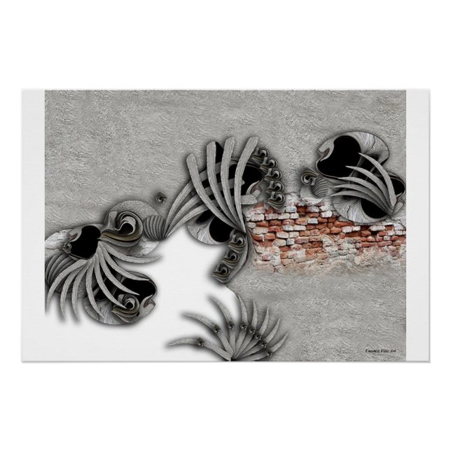 "Supuesta Emoción", Poster brillante (Anverso)