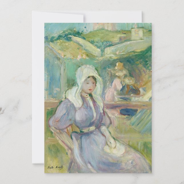 Sur La Plage À Portrieux | Berthe Morisot (Anverso)