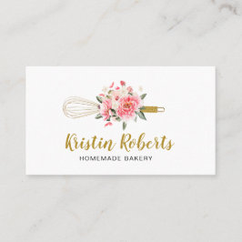 Surco Floral acuático para tarjeta de visita de pa