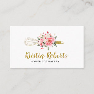 Surco Floral acuático para tarjeta de visita de pa