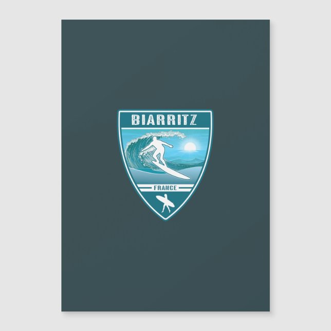 Surf Biarritz Francia (Anverso)