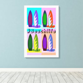 Surf Boards de arte pop de estilo vintage retro #B