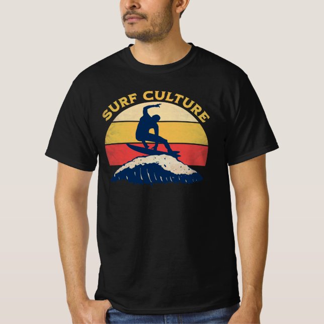 Surf Culture Retro Camiseta con problemas al atard (Anverso)