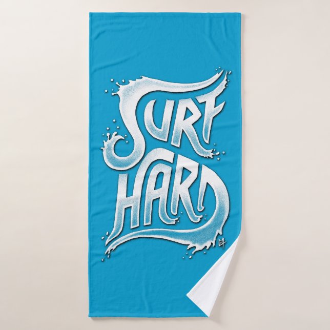 Surf Hard (Toalla de baño)