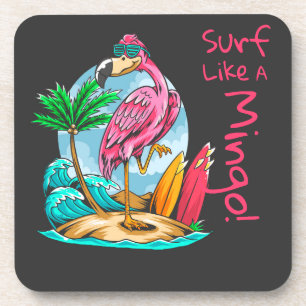 Surf Like a Mingo! Posavasos de plástico duro