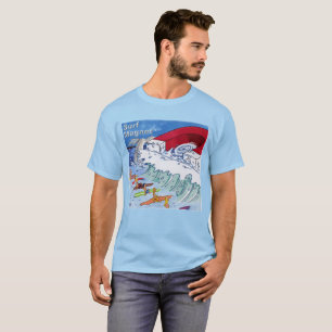 Surf Magnet hombres camiseta azul