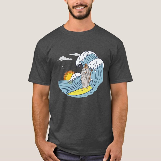 Surf Premium Jesus - Camiseta angustiada (Anverso)
