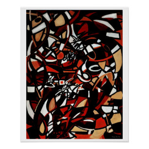 "Surface And Context", Poster brillante