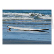Surfboard en la playa