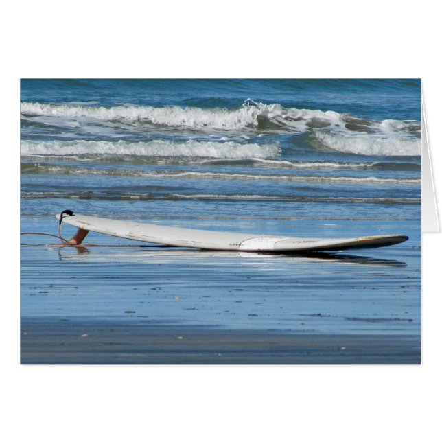 Surfboard en la playa (Anverso (Horizontal))