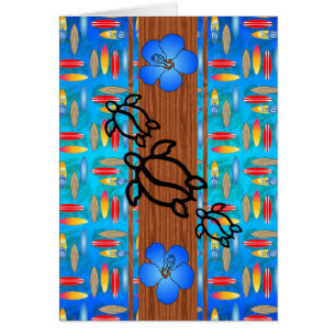 Surfboard Retro Honu