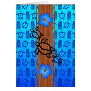 Surfboard Retro Honu