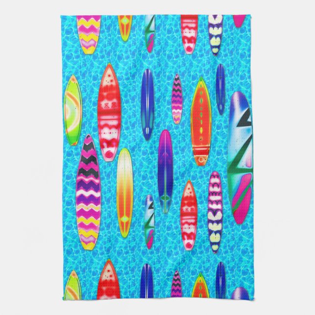 Surfboards 1 toallas de cocina (Vertical)