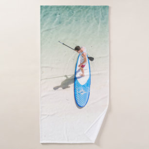 Surfear en la playa
