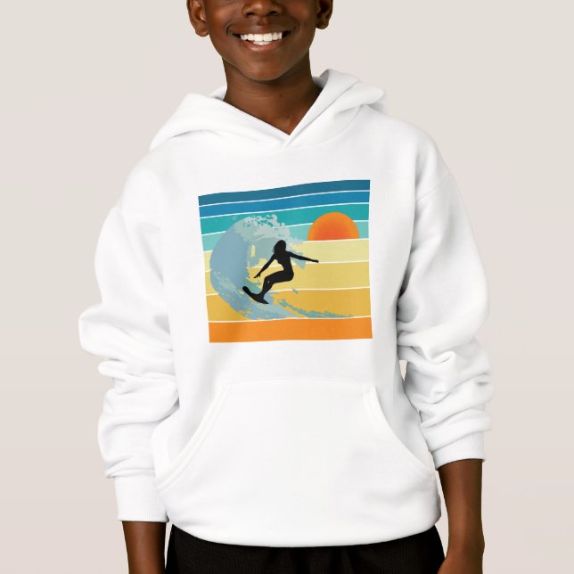 Surfer Chica Vintage Sunset (Anverso)