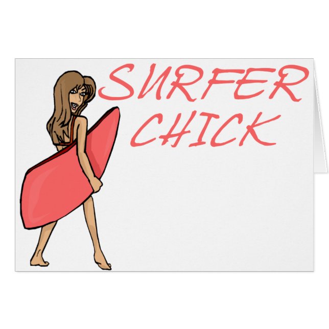 Surfer Chick (Anverso (Horizontal))