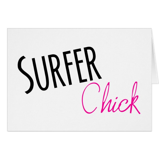 Surfer Chick (Anverso (Horizontal))