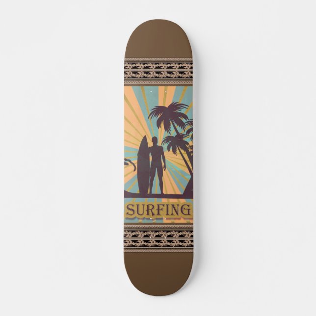 Surfer Dude Skateboard (Anverso )