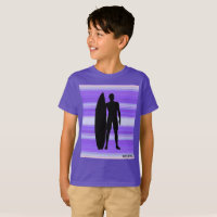 Surfer Theme Niños diseñador de camisetas HAMbWG