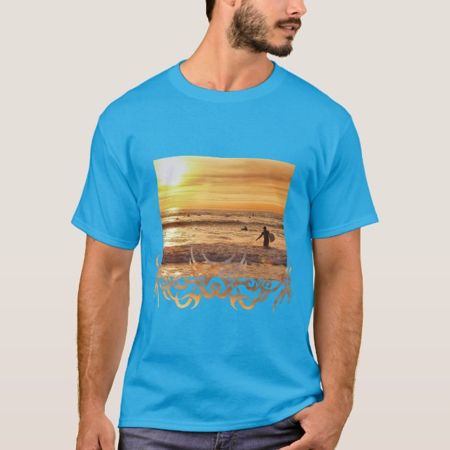 SURFERS SUN DIRIGIÉNDOSE A CASA Camiseta (Anverso)