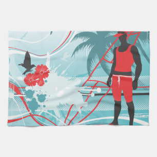 Surfing 4 Kitchen Toallas