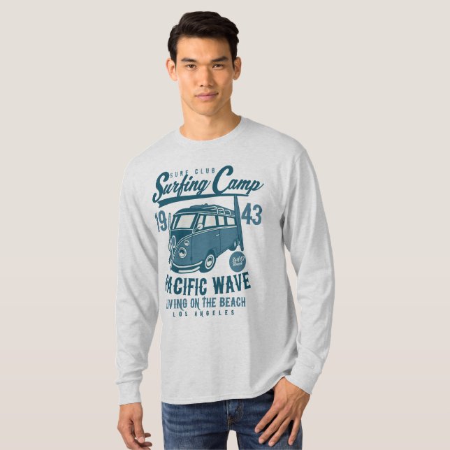 Surfing Camp Pacific Wave camiseta (Anverso completo)