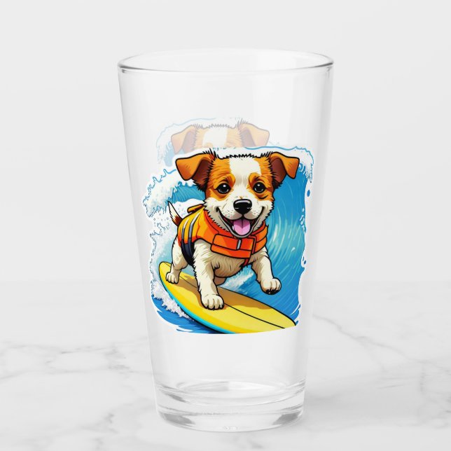 Surfing Dog (Anverso)