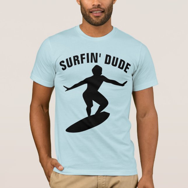 SURFING DUDE - Camisetas DE SUPERFICIE PARA HOMBRE (Anverso)