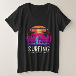 Surfing Est. Surf en modo de vacaciones retro de 2