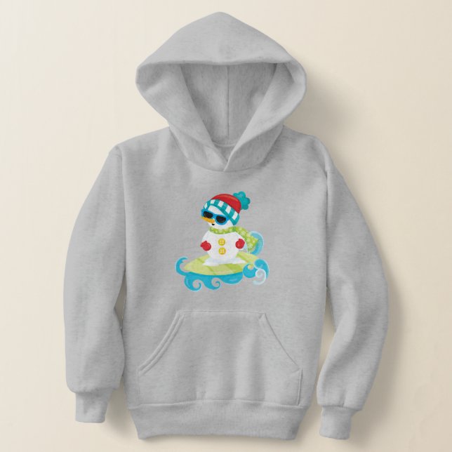 Surfing Snowman Hoodie (Distribución )