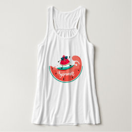 Surfing Watermelon Tank Top