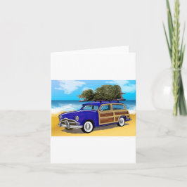 Surfing Woodie con árbol de Navidad