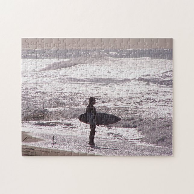 Surfista oceánico Pacífico ondea rompecabezas (Horizontal)