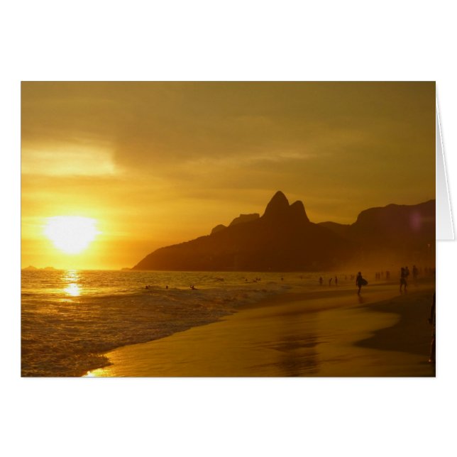 Surfistas al atardecer (Anverso (Horizontal))