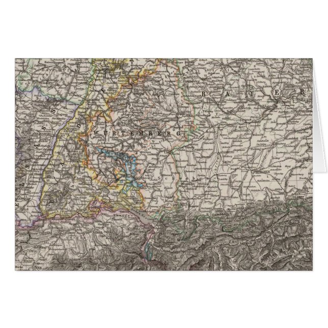 Suroeste de Alemania y Suiza (Anverso (Horizontal))