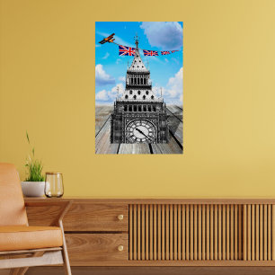 Surreal Big Ben, Londres y arte británico