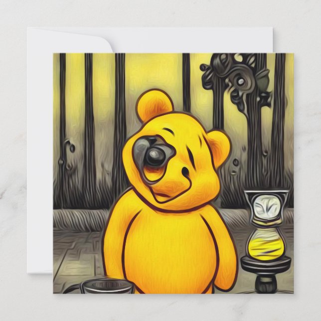 Surreal Cyborg Parody Pooh Bear (Anverso)