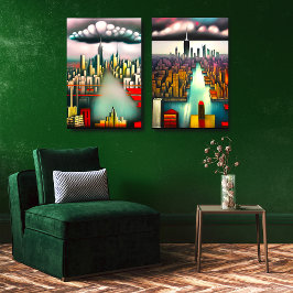 Surreal Fauvismo Futurismo Arte Resumen - Pares #1