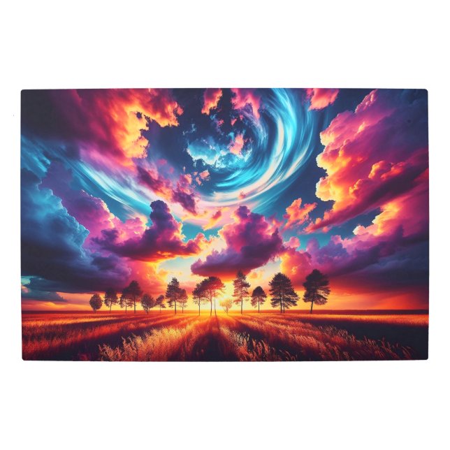 Surreal Sky Vortex: un visionario arte digital (Anverso)