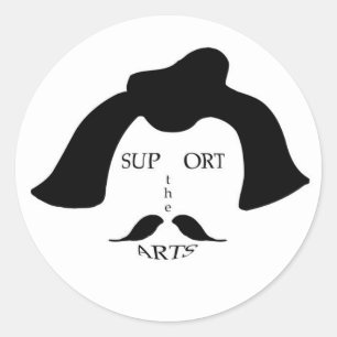Surreal Support the ARTS pegatinas