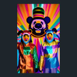 Surrealismo de oso - Arte Ken Gage<br><div class="desc">Surrealismo del oso. 2023,  Ken Gage. Arte digital: surrealismo pop.</div>