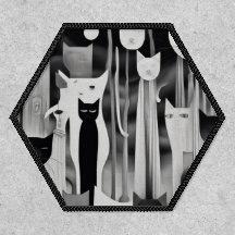 Surrealismo del gato del gótico