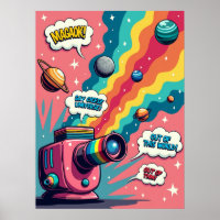 Surrealismo retro - Cámara cosmética de arte pop