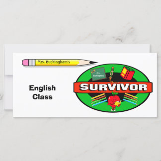 Survivor Student Chalkboard Souvenir