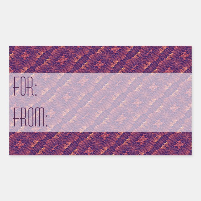 Suryasta Stripes Gift Etiqueta (Anverso)