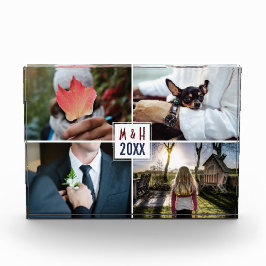 SUS 4 FOTOS bloque de encargo de la foto del