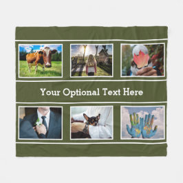 SUS 6 FOTOGRAFÍAS Y mantas de pulga de TEXTO