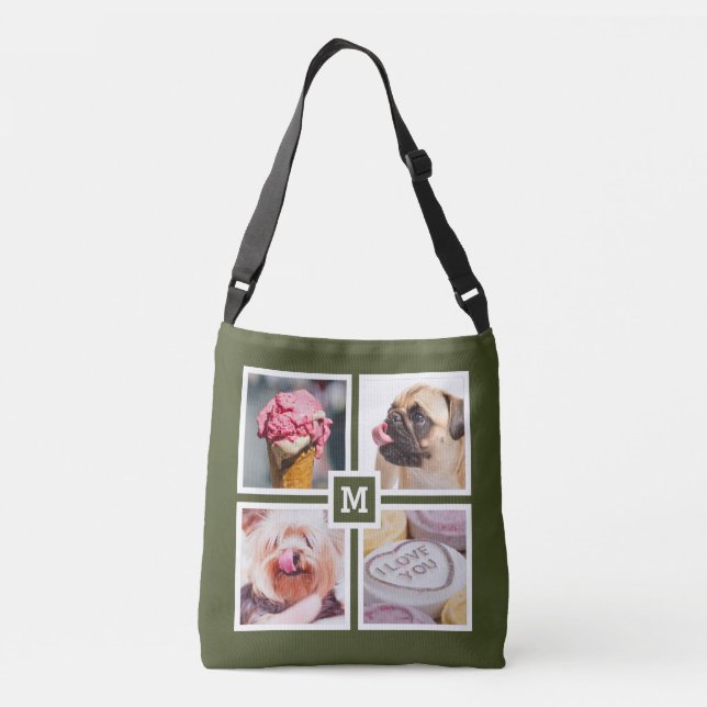 SUS 8 bolsos de las FOTOS y del MONOGRAMA (Reverso)