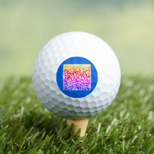 Sus bolas de golf de exploración de código QR - El